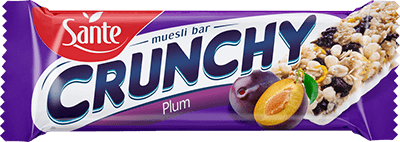 SANTE Crunchy Bar Plum Vanilla Coated